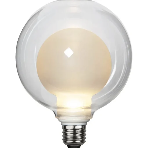 STAR TRADING LED-pære Space E27 3,5W D125, opal, 3-trinns dim