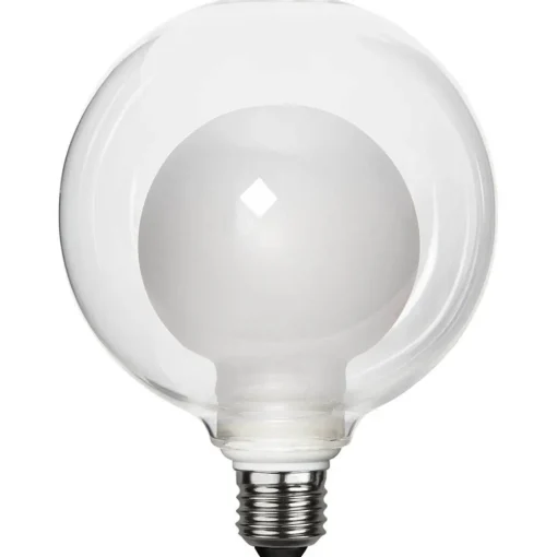 STAR TRADING LED-pære Space E27 3,5W D125, opal, 3-trinns dim