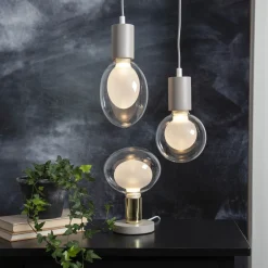 STAR TRADING LED-pære Space E27 3,5W D125, opal, 3-trinns dim