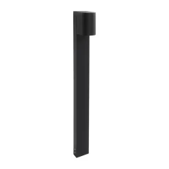 LEDS-C4 Eko Standard LED-veilampe, svart, høyde 80 cm, aluminium| Gatebelysning, Pullert Belysning