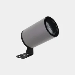 LEDS-C4 Eko utendørs LED-spot, grå, høyde 15,7 cm, aluminium| Utespotter