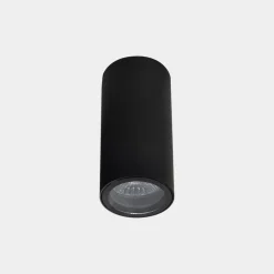 LEDS-C4 Eko utendørs taklampe, svart, Ø 6 cm, aluminium| Taklamper Utendørs