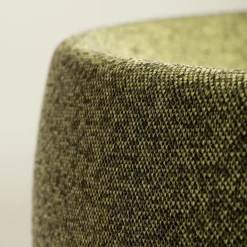 LEDS-C4 LED-hengelampe Gong, grønn, 2700 K, Ø 61,2 cm, stoff| Butikkbelysning