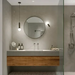 LEDS-C4 Mist vegglampe til bad 2 lys svart Outlet