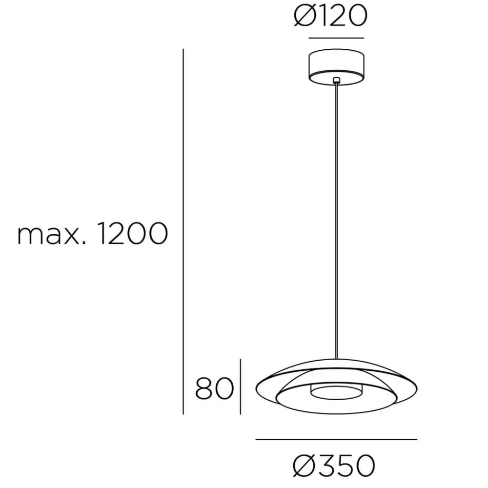 LEDS-C4 Noway Small Light for Life sentral, gull| Smarthus Belysning