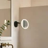 LEDS-C4 Vanity LED-veggspeil, 3 000 K, svart Outlet