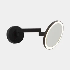 LEDS-C4 Vanity LED-veggspeil, 3 000 K, svart Outlet
