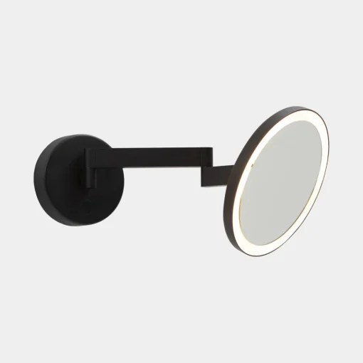 LEDS-C4 Vanity LED-veggspeil, 3 000 K, svart Outlet