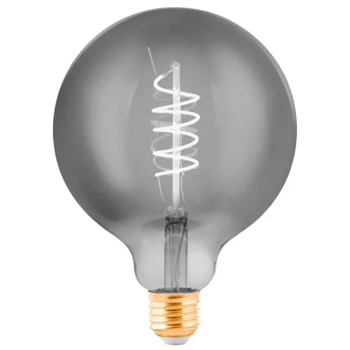 EGLO LED-sirkel E27 G125 4W glødetråd svart-transparent Discount