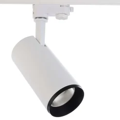 Deko-Light LED-skinnespotter Lucea 3 faser 15W hvit Best