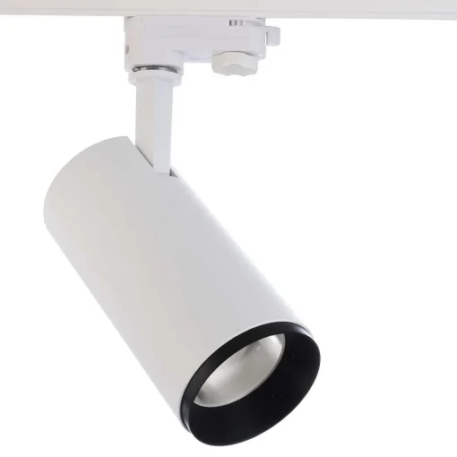Deko-Light LED-skinnespotter Lucea 3 faser 15W hvit Best