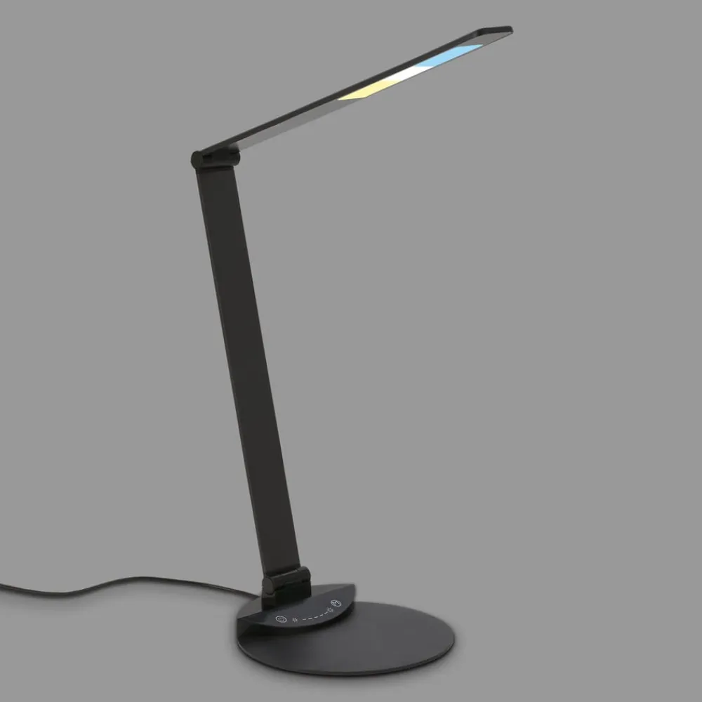 Briloner LED-skrivebordslampe Haiti touchdim CCT svart| Kontorbelysning