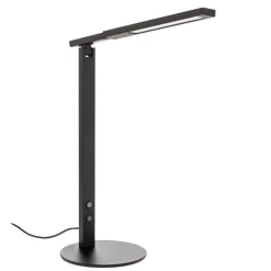 Fabas Luce LED-skrivebordslampe Ideell med dimmer, svart| Kontorbelysning|Bordlamper