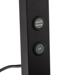 Fabas Luce LED-skrivebordslampe Ideell med dimmer, svart| Kontorbelysning|Bordlamper