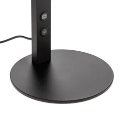 Fabas Luce LED-skrivebordslampe Ideell med dimmer, svart| Kontorbelysning|Bordlamper