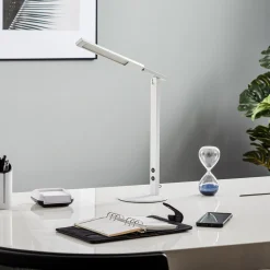 Fabas Luce LED-skrivebordslampe Ideell med dimmer, hvit Sale