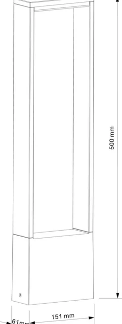 Deko-Light LED-sokkellampe Cata IV, høyde 50 cm Hot