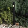 FARO BARCELONA LED-sokkellampe, svart, aluminium, høyde 60 cm| Sokkellamper