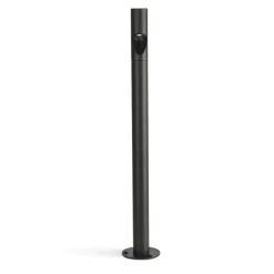 FARO BARCELONA LED-sokkellampe, svart, aluminium, høyde 60 cm| Sokkellamper