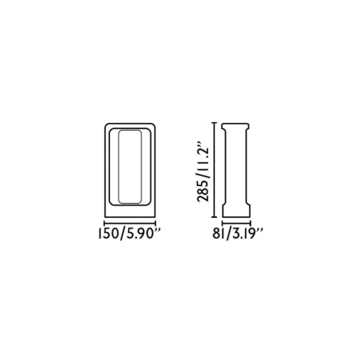 FARO BARCELONA LED-sokkellampe Totem, grå, betong, høyde 28,5 cm| Sokkellamper