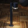 STAR TRADING LED-sokkellampe Wien, svart, metall, høyde 50 cm Discount