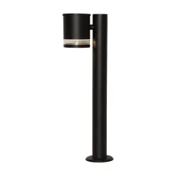 STAR TRADING LED-sokkellampe Wien, svart, metall, høyde 50 cm Discount