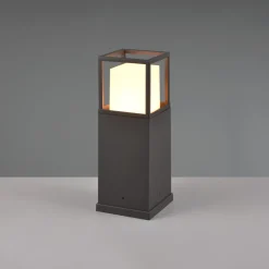 Trio Lighting LED-sokkellampe Witham, 40 cm høy, antrasitt, CCT, IP54 Online