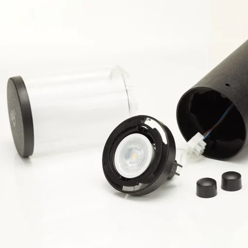Fumagalli LED-sokkellampen Carlo svart 3,5 W CCT høyde 40 cm| Sokkellamper