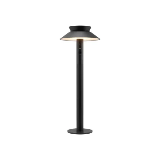 Nordlux LED-solcellebelysning Justina, bevegelsesdetektor, svart| Solcellelamper Med Sensor|Utebelysning Med Sensor