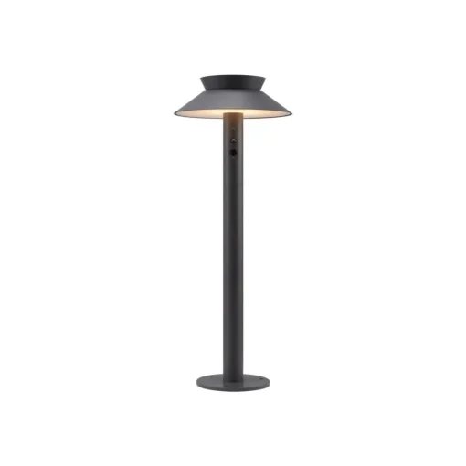 Nordlux LED-solcellebelysning Justina, bevegelsesdetektor, antrasitt| Solcellelamper Med Sensor|Led-Utendørs