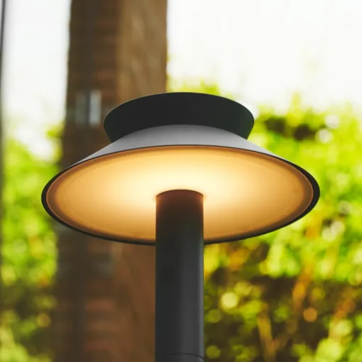 Nordlux LED-solcellebelysning Justina, bevegelsesdetektor, antrasitt| Solcellelamper Med Sensor|Led-Utendørs
