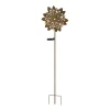Globo LED-solcellelampe 36578, jordspyd, rustbrun, metall, glass| Solcellelamper
