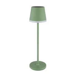 Globo LED-solcellelampe, metall, lysegrønn, høyde 41 cm, IP44 Outlet