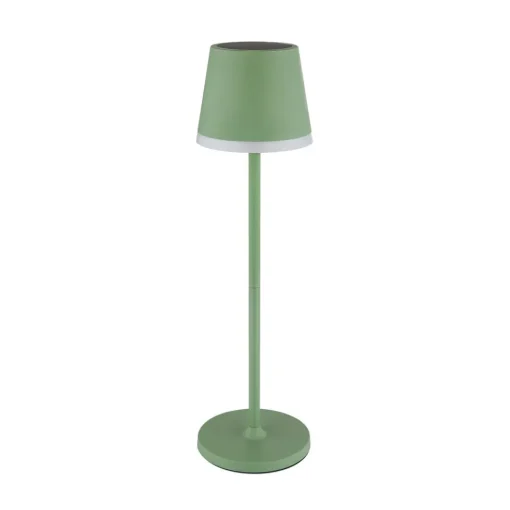 Globo LED-solcellelampe, metall, lysegrønn, høyde 41 cm, IP44 Outlet