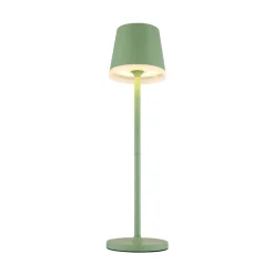 Globo LED-solcellelampe, metall, lysegrønn, høyde 41 cm, IP44 Outlet