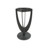 Les Jardins LED-solcellelampe Tulip med fot, grå| Solcellelamper