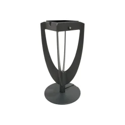 Les Jardins LED-solcellelampe Tulip med fot, grå| Solcellelamper