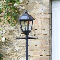 SMART GARDEN LED-solcellelampe Victoriana 365, svart, 206 cm, IP44| Dekorasjonsbelysning|Solcellelamper