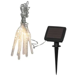 STAR TRADING LED-solcellelenke Bubbly, 10 lyskilder, varmhvit| Dekorasjonsbelysning|Solcellelamper