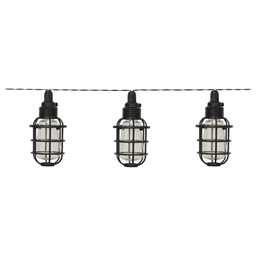 STAR TRADING LED-solcellelenke Cage, 8 lyskilder Sale
