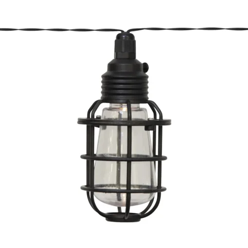 STAR TRADING LED-solcellelenke Cage, 8 lyskilder Sale