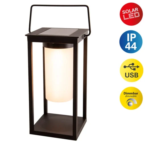 Näve LED-solcellelykt 3180922 Clearance