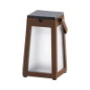 Les Jardins LED-solcellelykt Tinka bærbar, corten| Solcellelamper