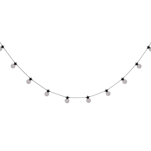 Näve LED-solcellelyslenke CADENA, RGB, svart, 10 lyskilder, 10 m| Solcellelamper