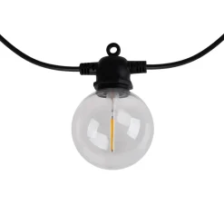 Näve LED-solcellelyslenke CADENA, RGB, svart, 10 lyskilder, 10 m| Solcellelamper