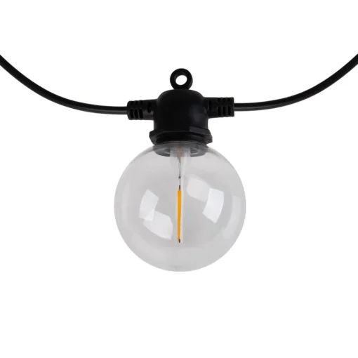 Näve LED-solcellelyslenke CADENA, RGB, svart, 10 lyskilder, 10 m| Solcellelamper