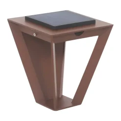 Les Jardins LED-solcellevegglampe Metro med sensor, corten| Solcellelamper Med Sensor|Vegglamper Med Sensor
