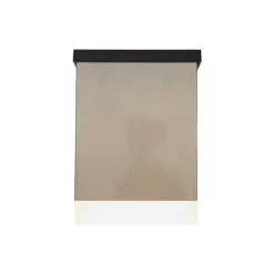 Lindby LED-solcelle-vegglampe Tyson, kantet, satinert Clearance