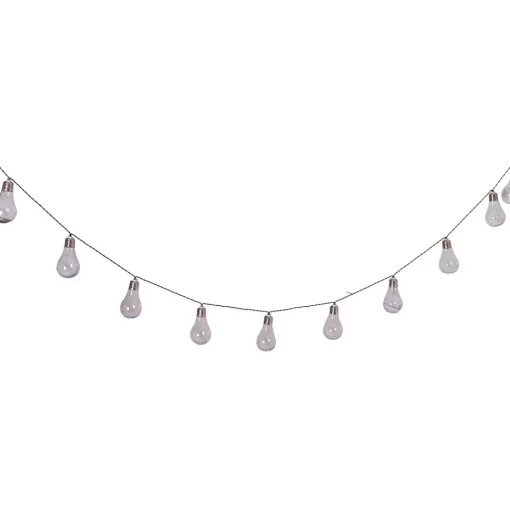 Näve LED-sol-lyslenke tradisjonell glødepære 10 lys Sale