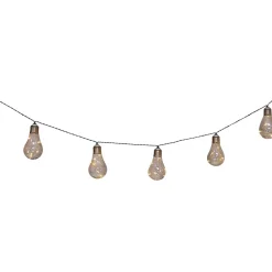 Näve LED-sol-lyslenke tradisjonell glødepære 10 lys Sale